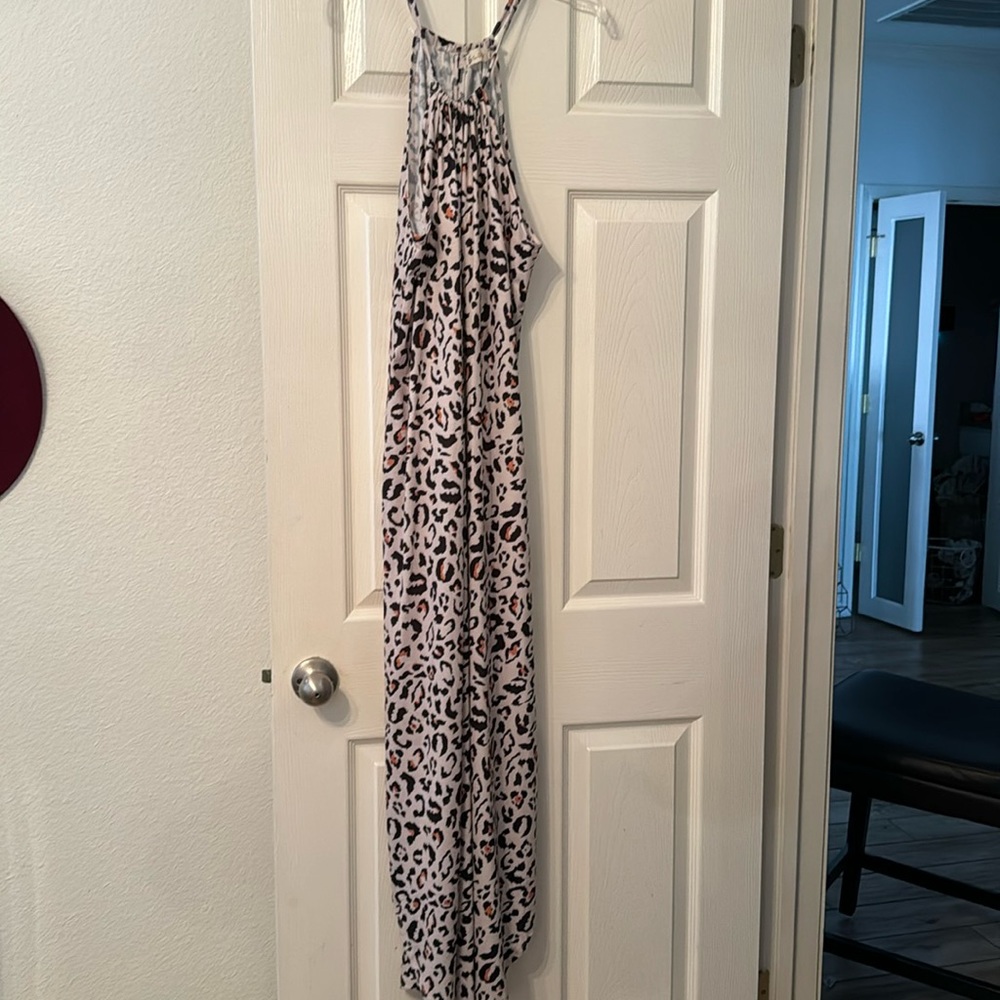 Leopard maxi dress
